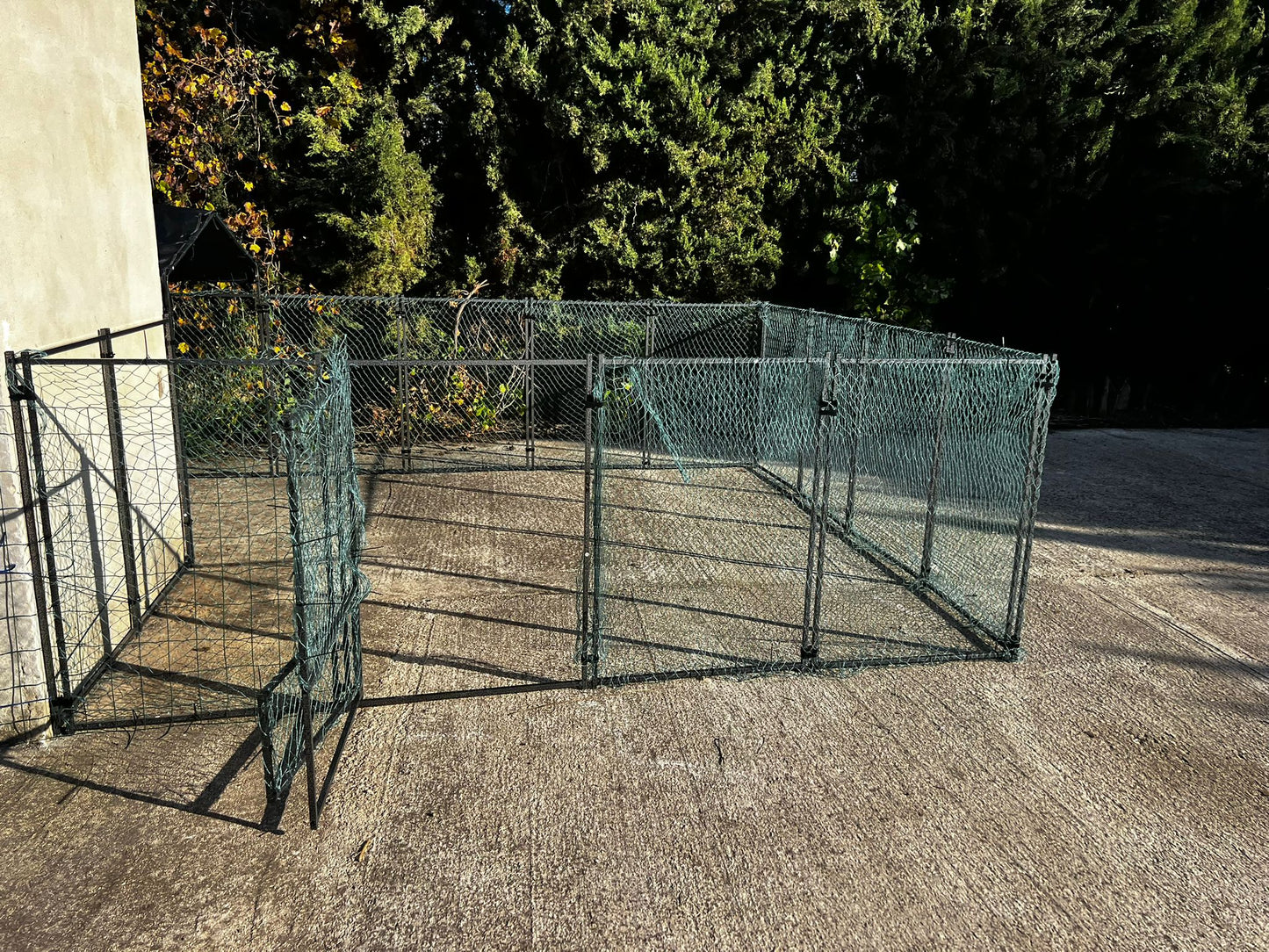 Jaula con red de cuerda resistente XXL 10 m2