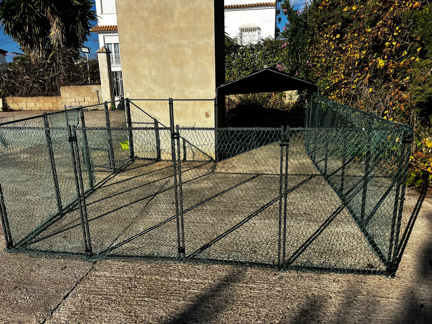 Jaula con red de cuerda resistente XXL 10 m2