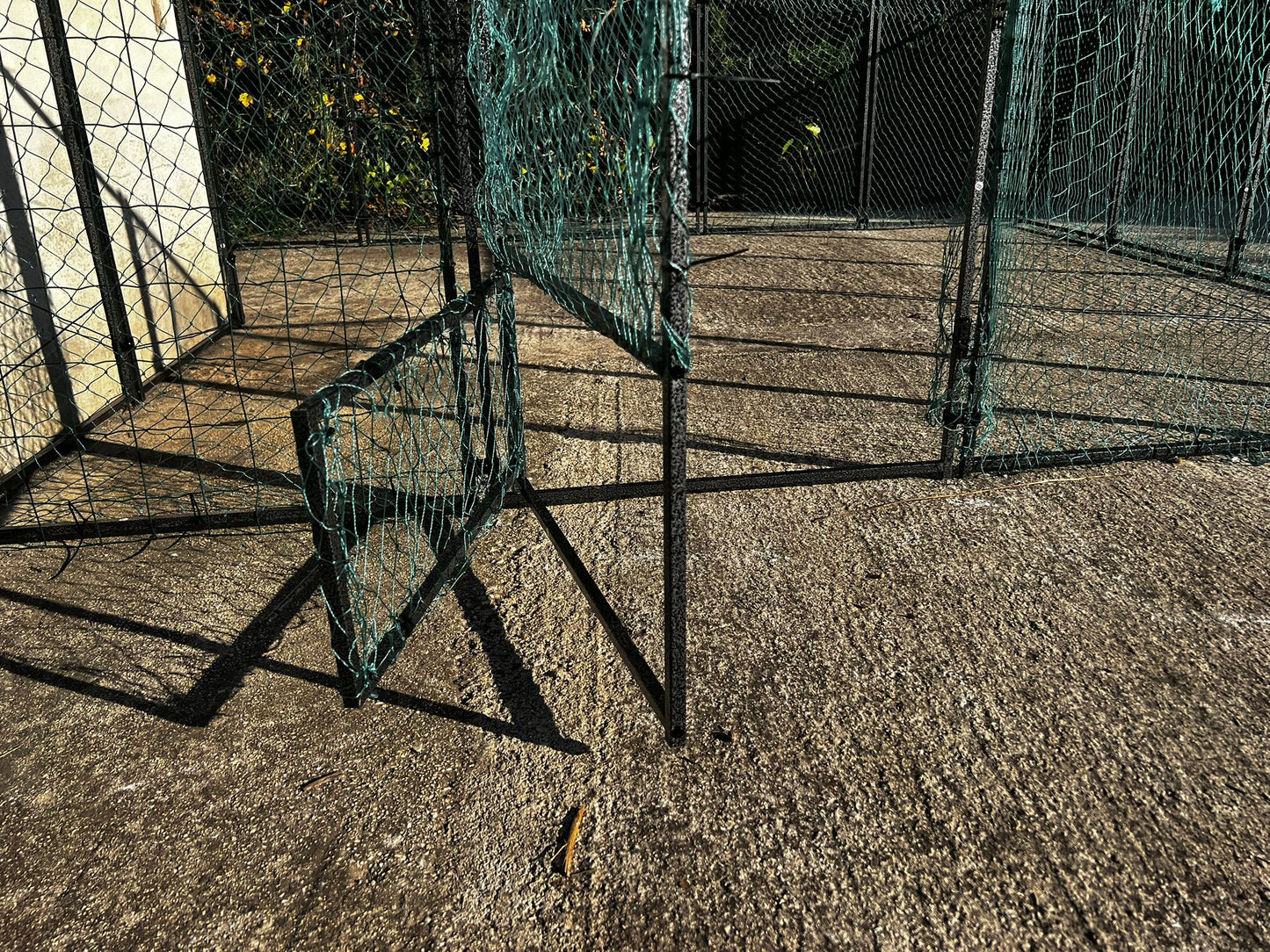 Jaula con red de cuerda resistente XXL 10 m2
