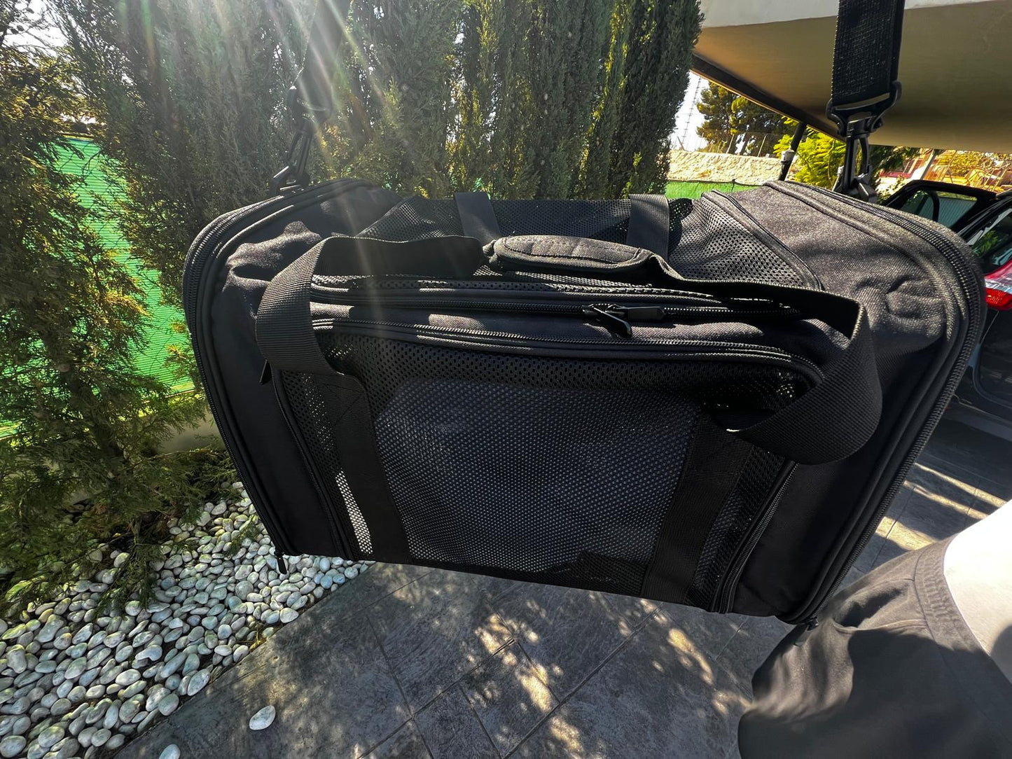Bolsa Trasportins para Perros Ligera y Transpirable – Ideal para Viajes y Exteriores