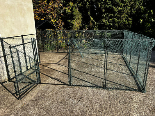 Jaula con red de cuerda resistente XXL 10 m2